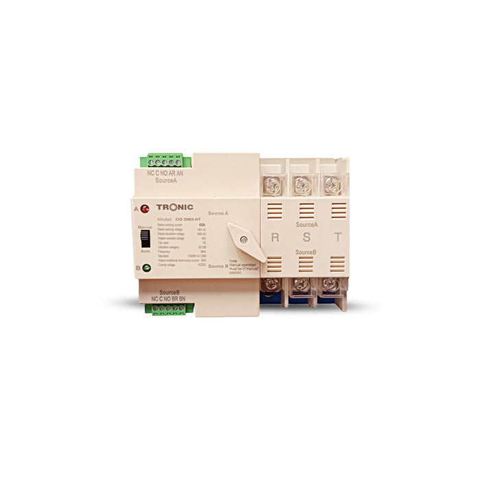 Inverseur automatique 63A – Tripolaire pour systèmes 400V