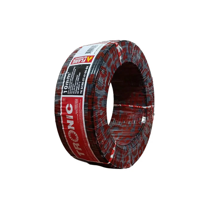 Single Core Cable Stranded - 10mm Black